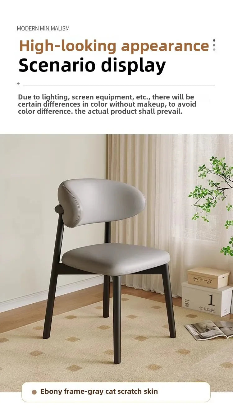 Lounge Vanity Dining Room Chairs Office Single Gamer Home Kitchen Chair Wooden Design Chaises Salle Manger Furniture XR50CY