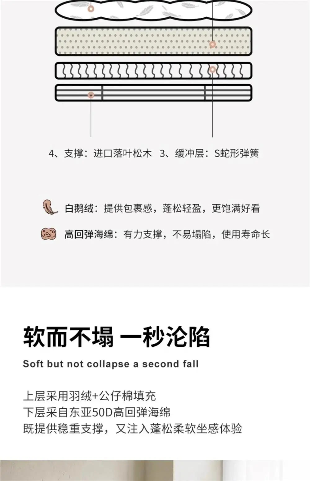 Lounge Double Living Room Sofas Floor Designer Cushion Elegant Sofa Comfortable Relax Divani Da Soggiorno House Accessories