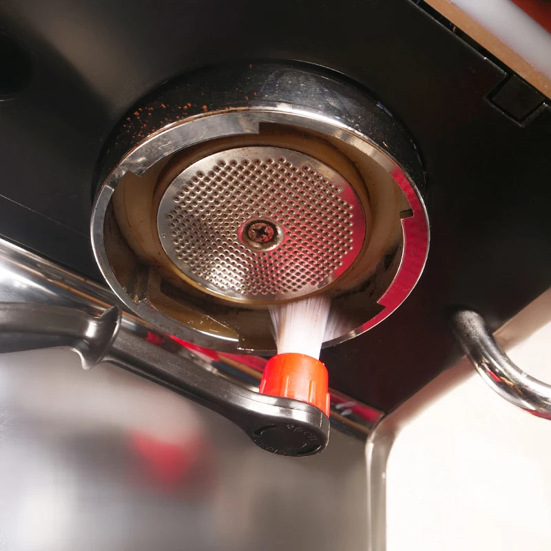 Food Grade Coffee Machine Cleaning Brush Long Handle Replaceable Cleaning Coffee Machine Cleaning Brush