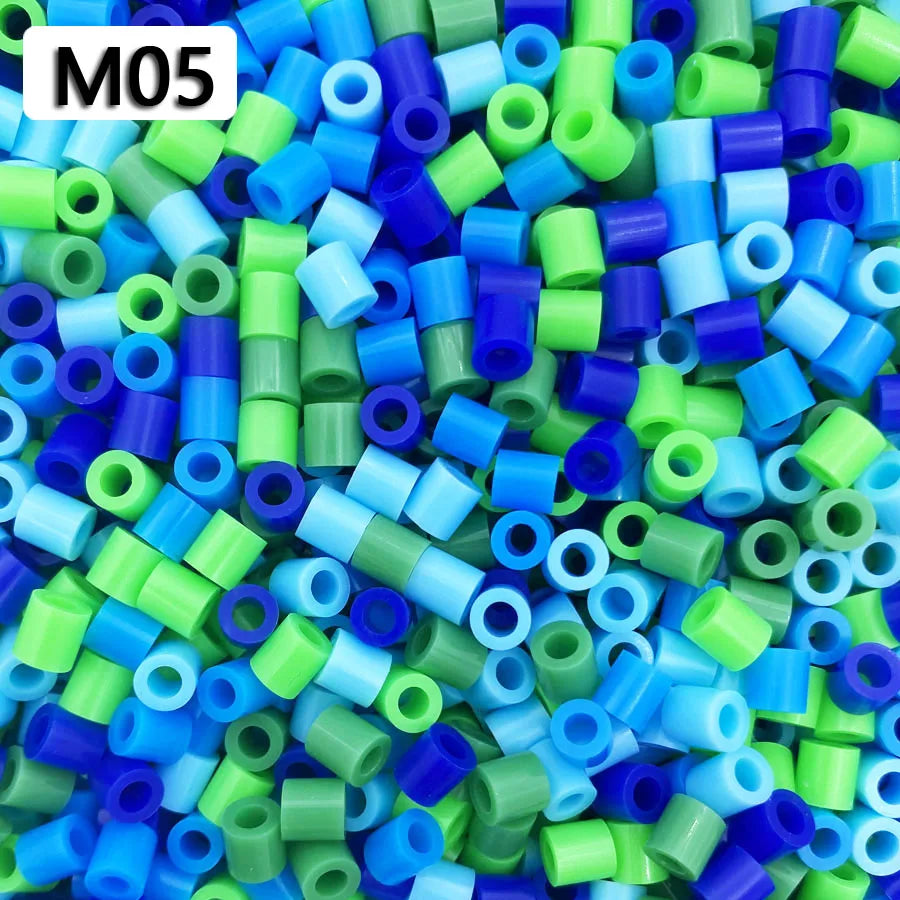 5MM 1000PCs Pixel Puzzle Iron Beads for kids Perler Hama Beads Diy High Quality Handmade Gift toy Fuse Beads