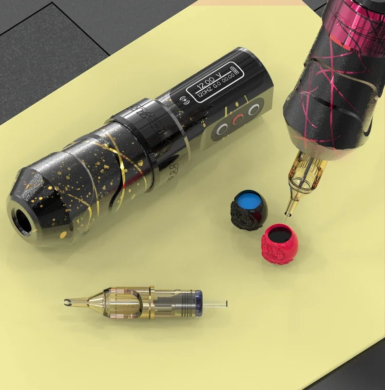 YILONG Fluk MAX Professional Tattoo Machine 2400mah Battery wireless Permanent Makeup Tattoo Pen Machine For Tattoo Body Artists