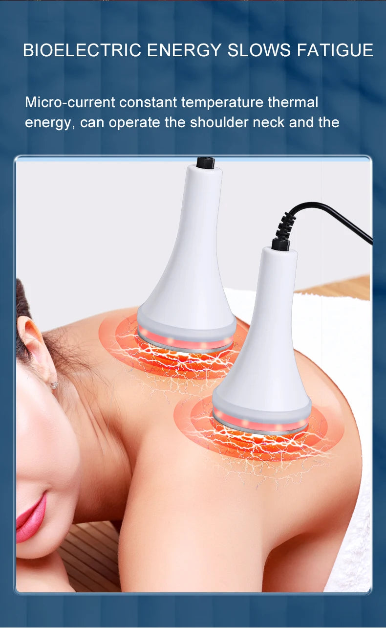 Treatment, physiotherapy equipment Electronic muscle massager constant temperature heating micro electric massager