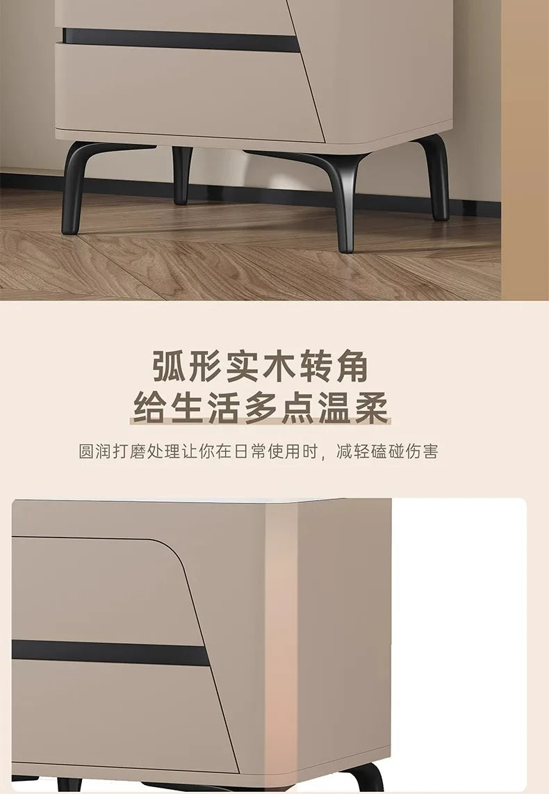 Space Saving Nightstands Creative Modern Simple Elegant Bedside Table Premium Aesthetic Mesitas De Noche Bedroom Furniture