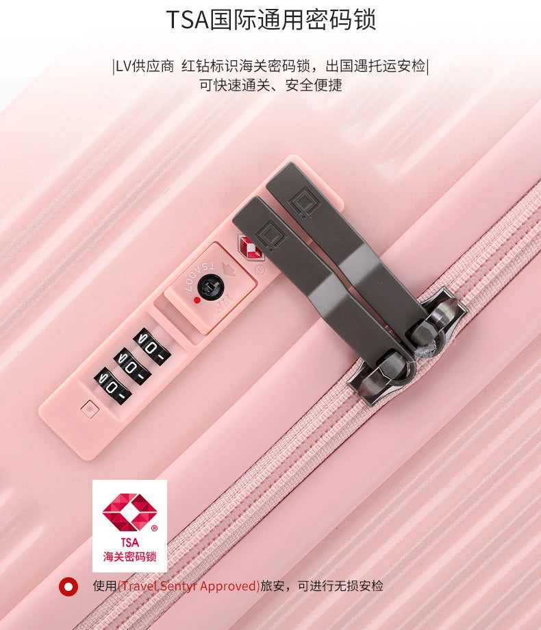 Japanese travel suitcase universal wheel password thickened trolley luggage 22/26/30 inch high value luggage for men and women