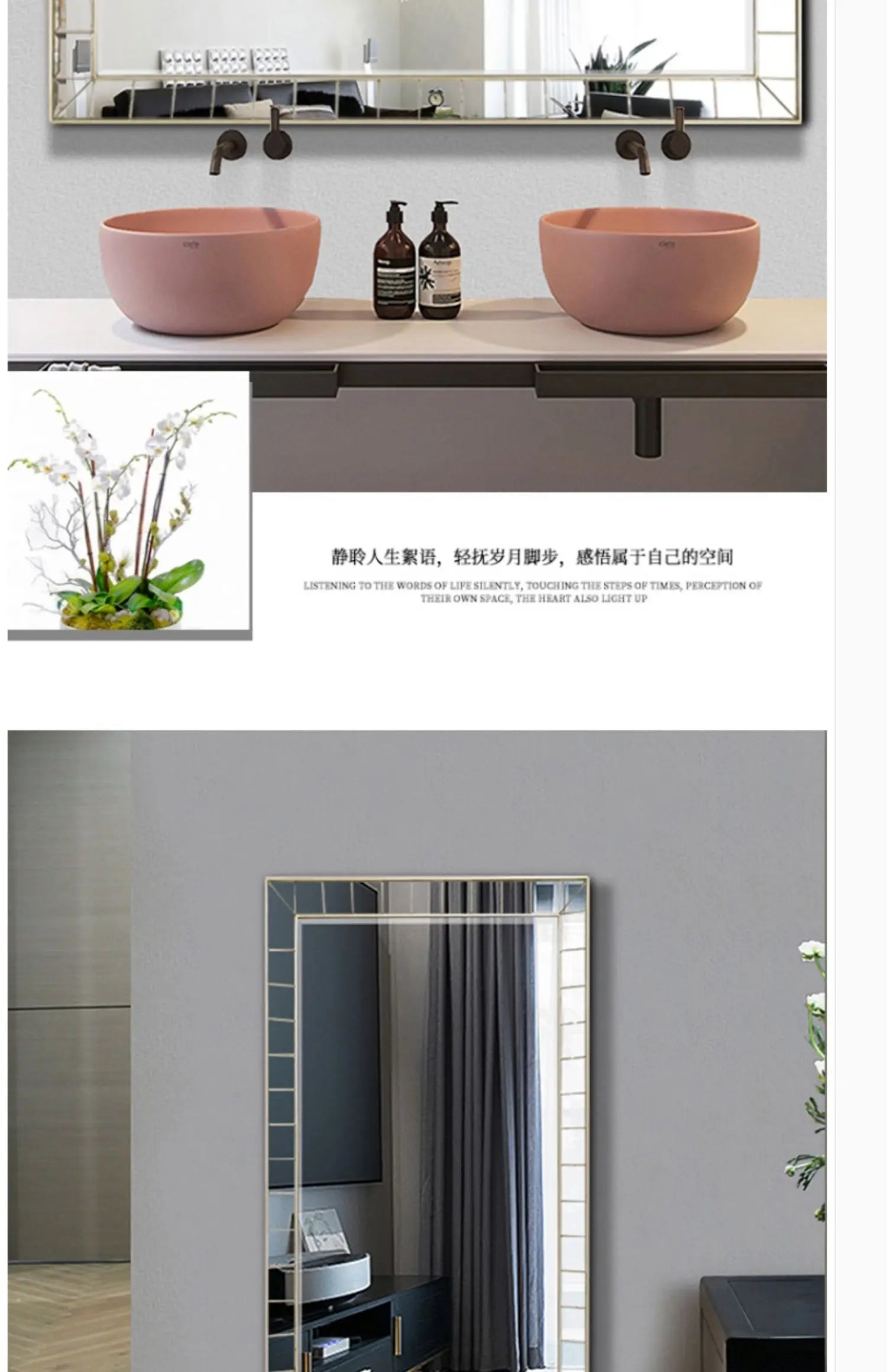 Decoration Items Mirrors Full Body Floor Nordic Design Luxury Mirrors Full Body Living Room Espejos Decorativos Room Decoration