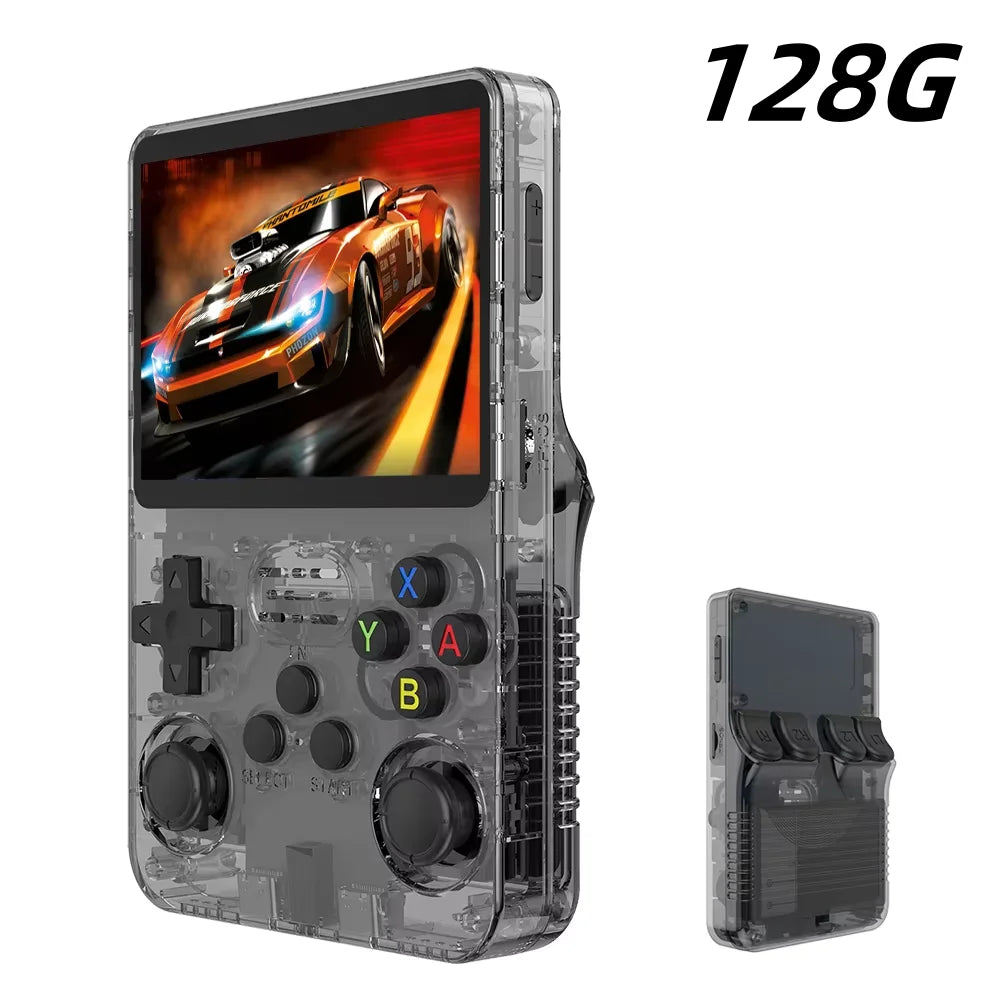 100% Original ARKOS R36S Retro Handheld Game Console 3.5'' IPS,15000+ Games,2 RAM chips, Linux Portable Pocket Player, 64G/128G