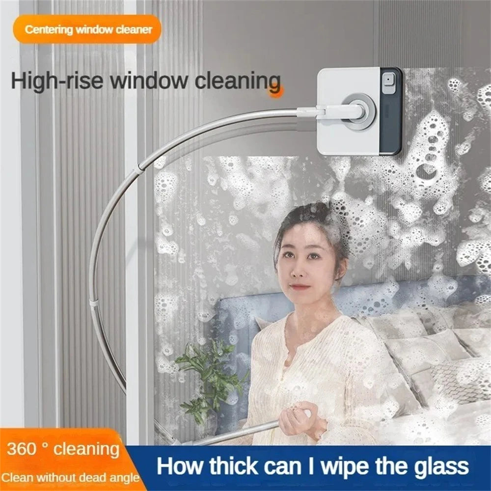 Household High-rise Window Glass Cleaning Brush Doublesided Glass Wiping Tools Suitable for Cleaning High-rise Window Cleaning