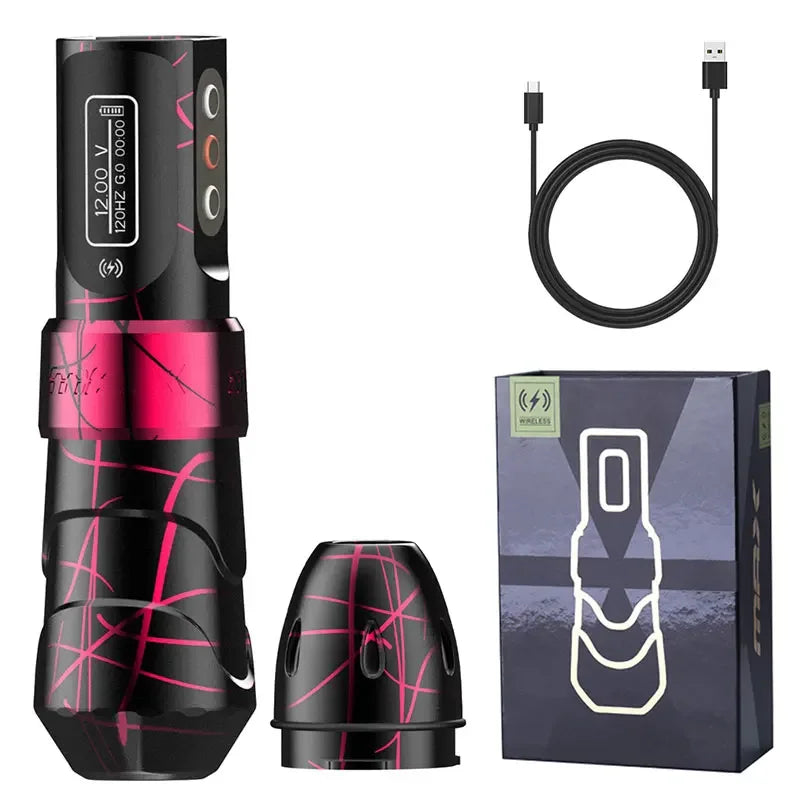 YILONG Fluk MAX Professional Tattoo Machine 2400mah Battery wireless Permanent Makeup Tattoo Pen Machine For Tattoo Body Artists