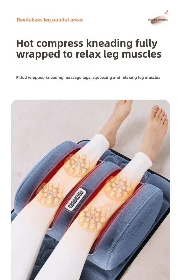 Cervical Massager Neck Waist Back Full Body Multifunctional Massage Cushion Home Recliner Electric Mattress