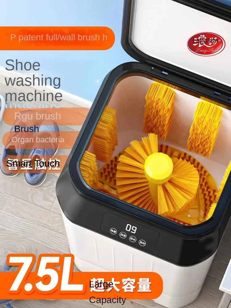 220V shoe washing machine, fully automatic washing and stripping integrated small shoe and sock dedicated washing machine BAA