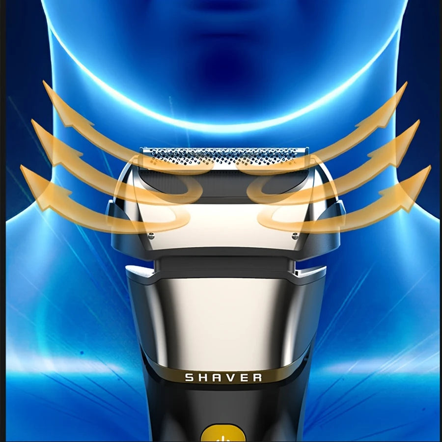 Men's electric shaver, reciprocating aluminum foil shaver, USB rechargeable shaver, holiday gift