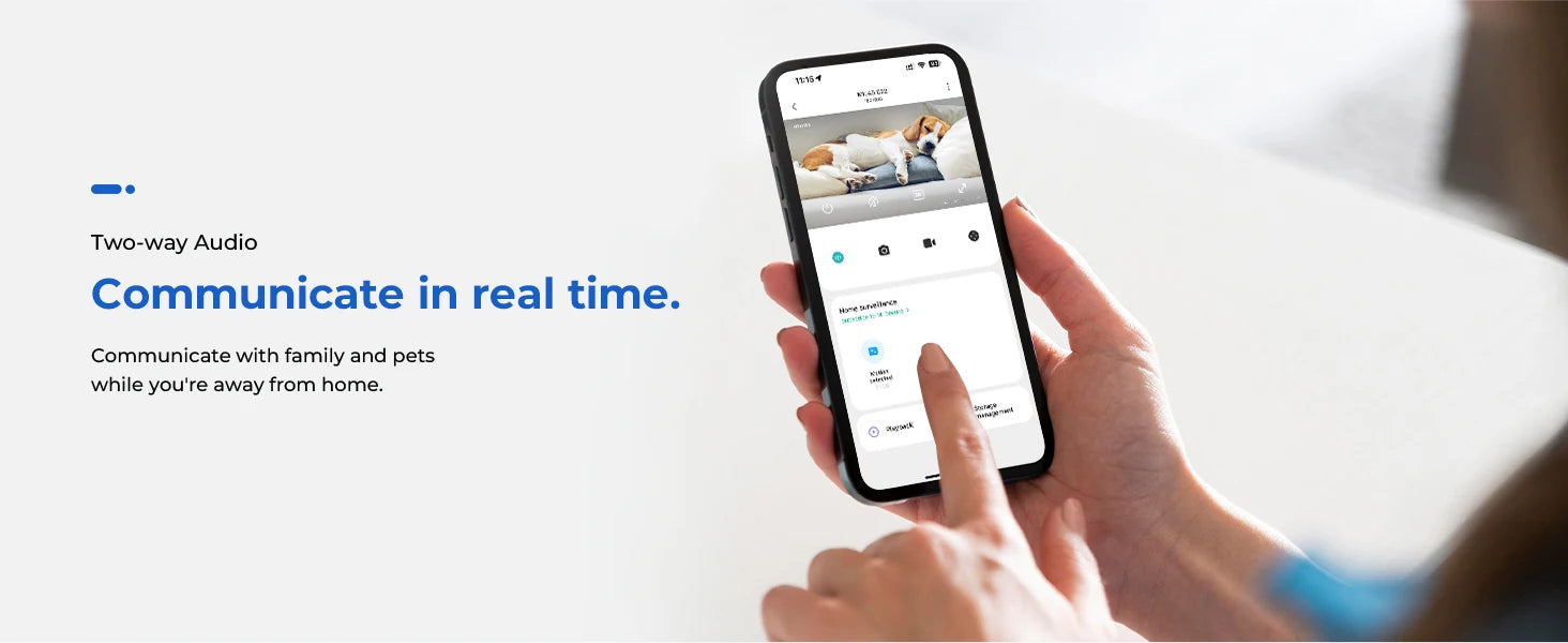IMILAB C22 3K Security Indoor Camera - 360° View Home Camera with Color Night Vision for Baby/Pet Monitor WiFi6 AI Detection