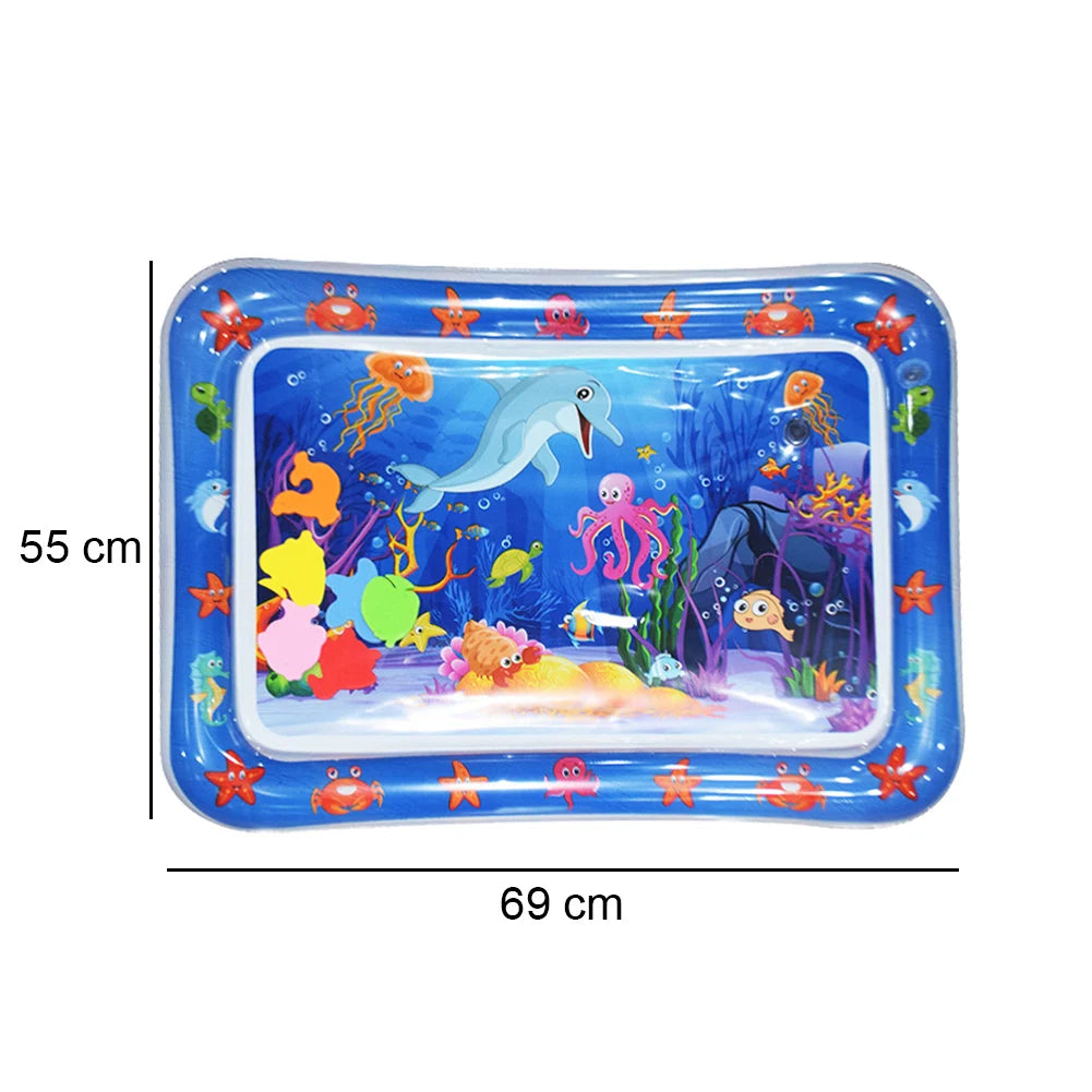 Baby Water Play Mat Inflatable Toys Children's Mat Kids Thicken PVC Playmat Toddler Activity Play Center Water Mat for Babies