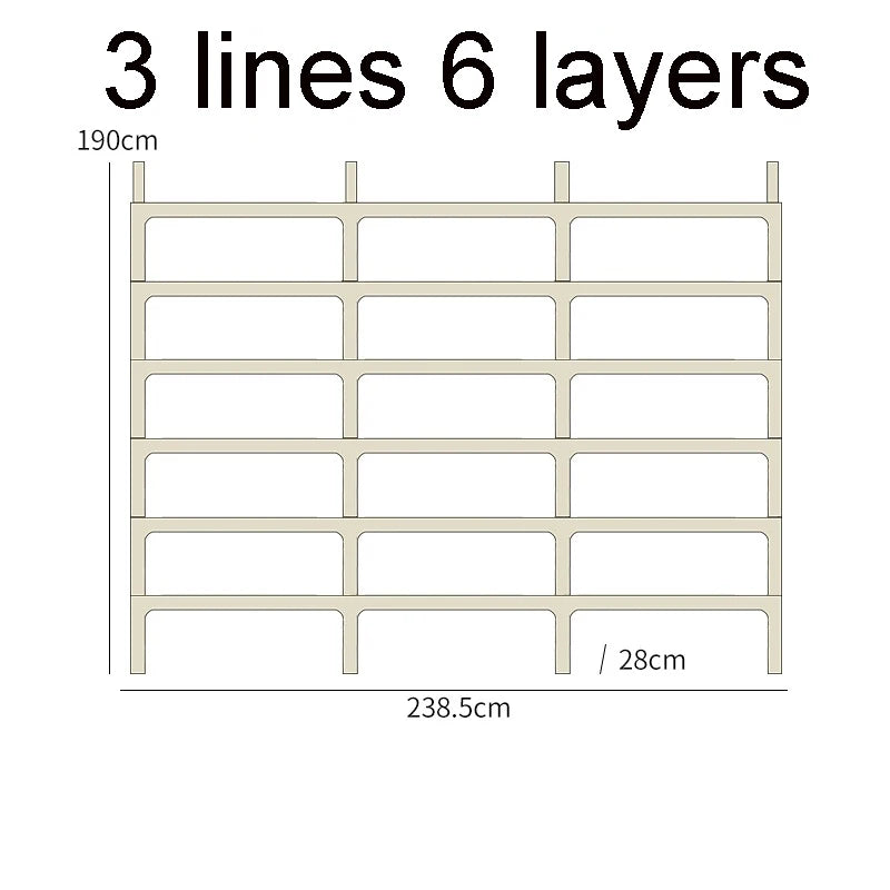 Module Modular DIY Furniture Storage Shelf Bookrack Bookshelf Bookcase Plastic ABS Customized Size Cabinet Multi-function