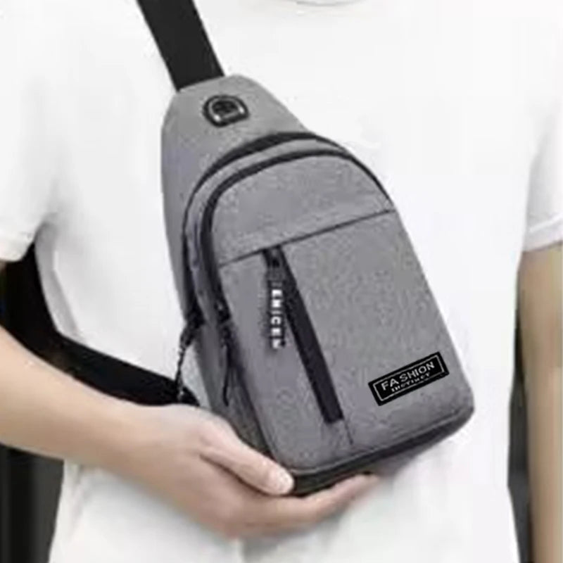 Single Shoulder or Crossbody Bag, Fashionable and Versatile, Suitable for Daily Outings and Travel, Nylon Material