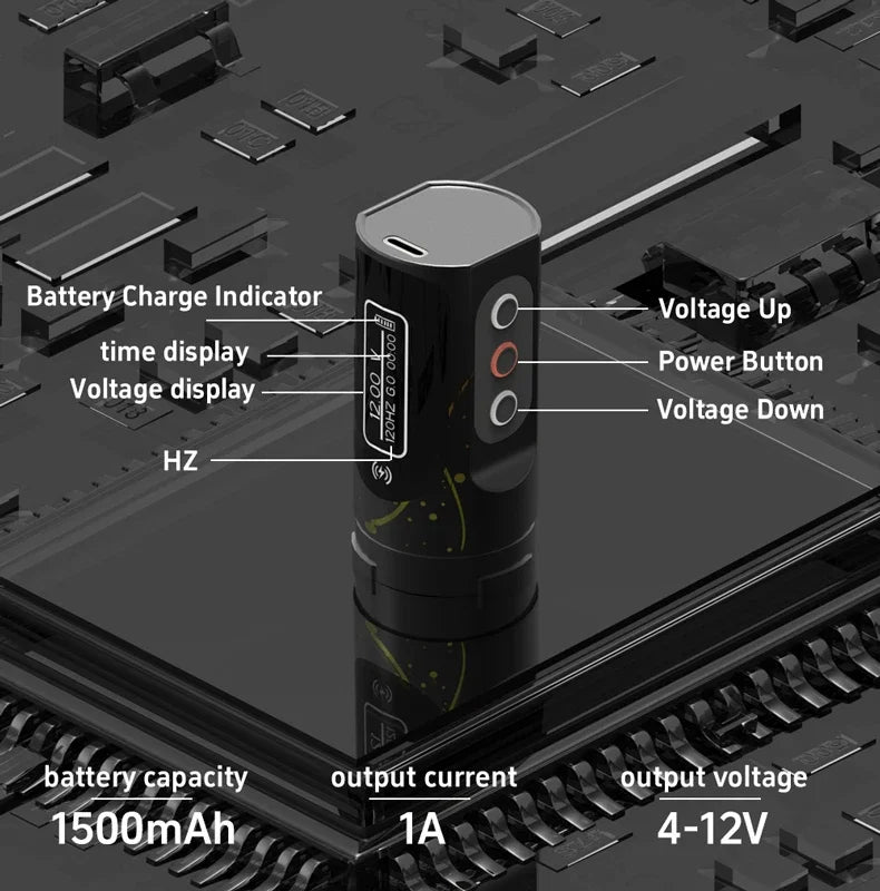 YILONG Fluk MAX Professional Tattoo Machine 2400mah Battery wireless Permanent Makeup Tattoo Pen Machine For Tattoo Body Artists