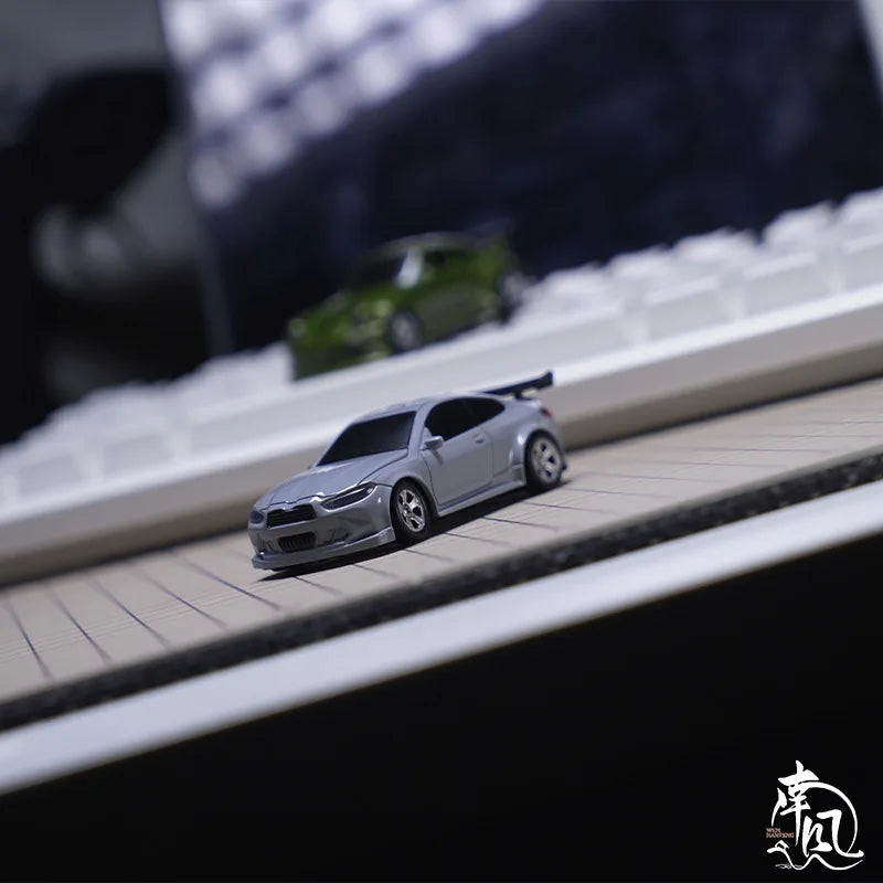 2025 New 1/64 Rc Car Desktop Remote Control Car Toy Stunt Remote Control Drift Car Rc Mini Racing 2.4g Simulation  Toy Model Gif