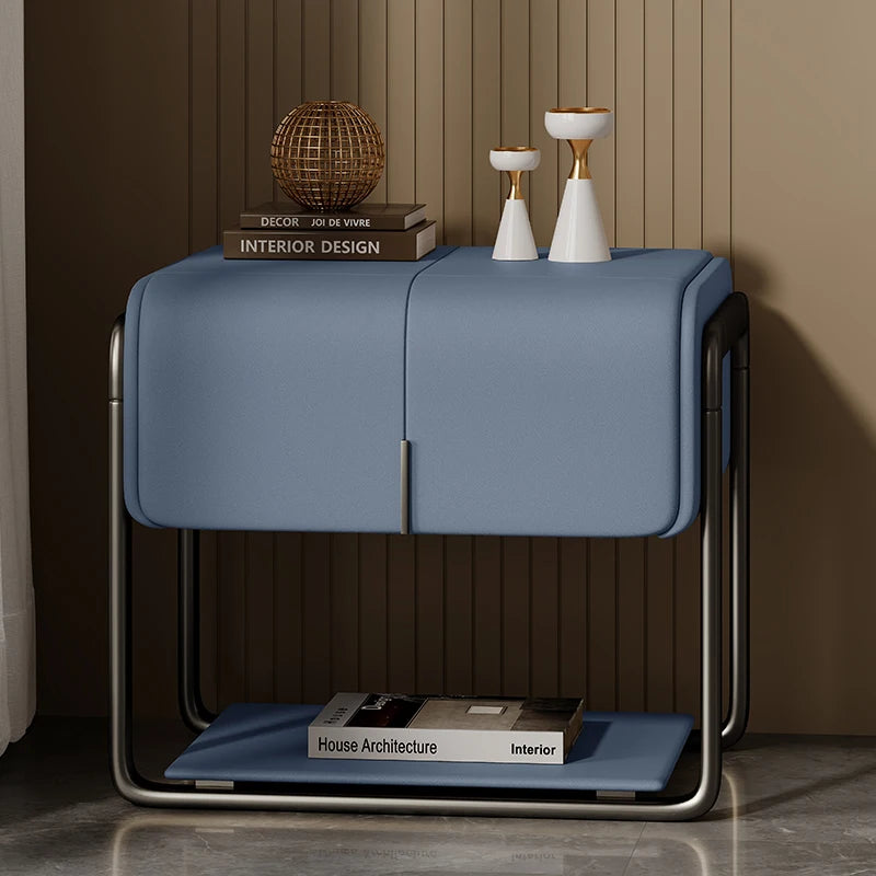 Minimalist Design Nightstands Modern Aesthetic Classic Storage Bedside Table Space Saving Bedroom Tables De Nuit Room Furnitures