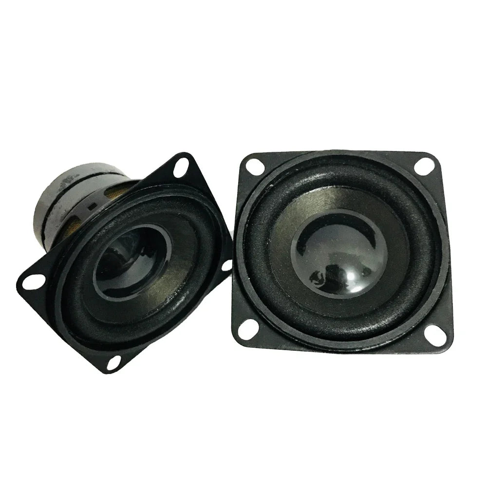 2Pcs 2 Inch 4 Ohm 10W Speakers Audio Portable Full Range Sound Dual Magnetic Loudspeaker DIY Home Theater Sound System Speaker