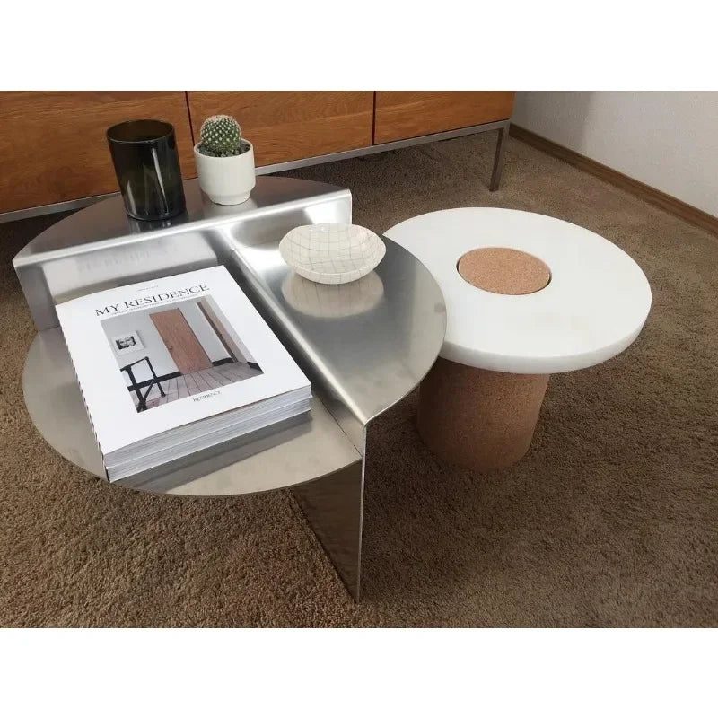 Luxury Coffee Tables for Living Room Big Size Side Table Nordic Decoration Items Accessories Home Furniture Round Table