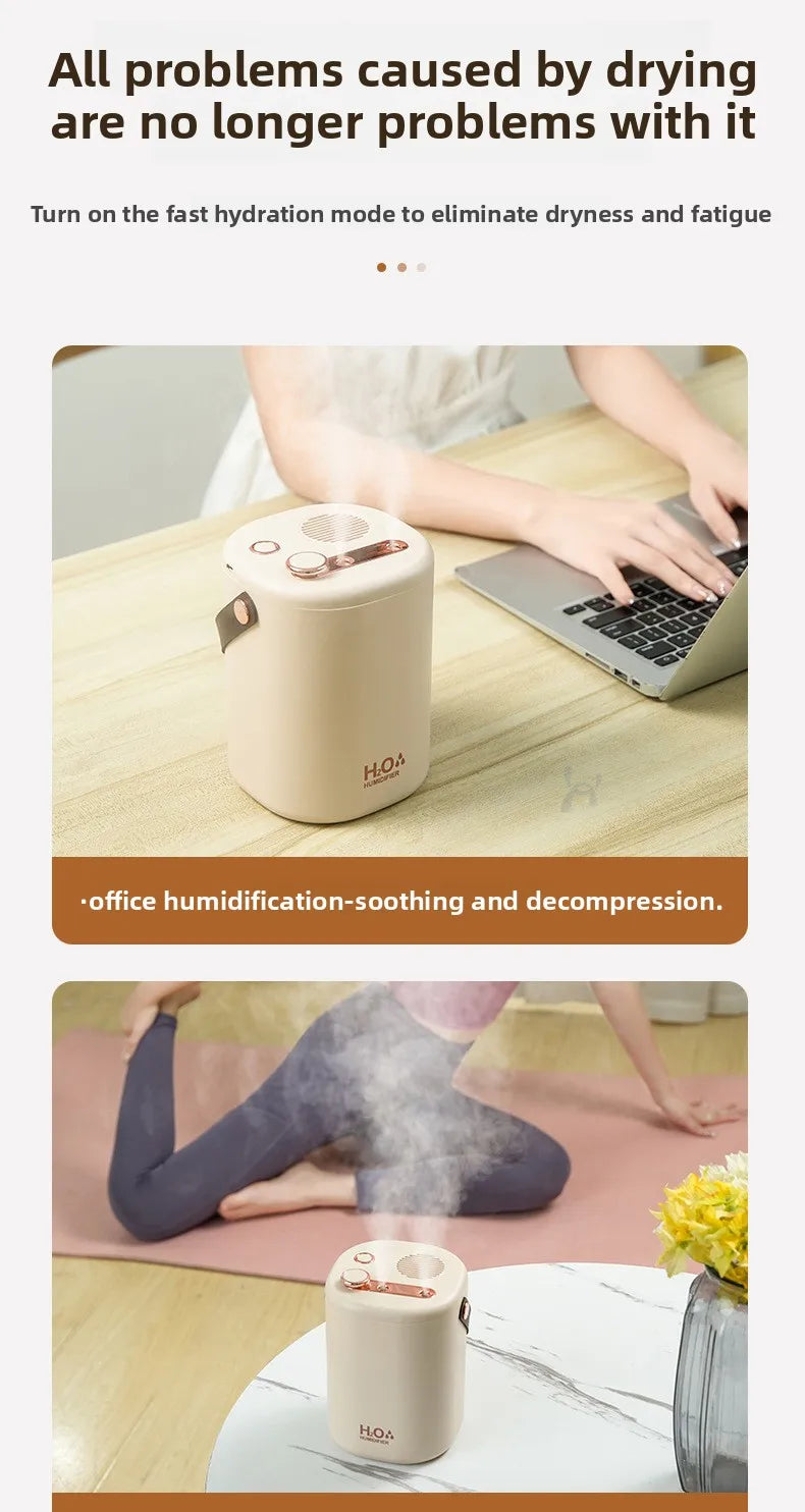 USB Humidifier for Bedroom Large Mist Baby Nursery with Constant Humidity