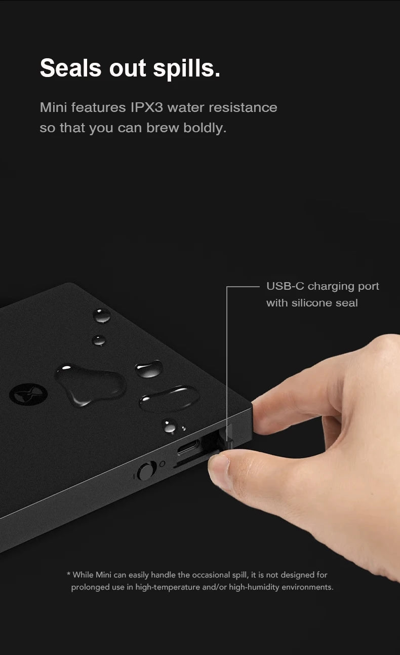 TIMEMORE Black Mirror MINI 0.1g Precision Pocket Coffee Scale  LCD Display Espresso Scale For Kitchen Cooking Food Jewelry