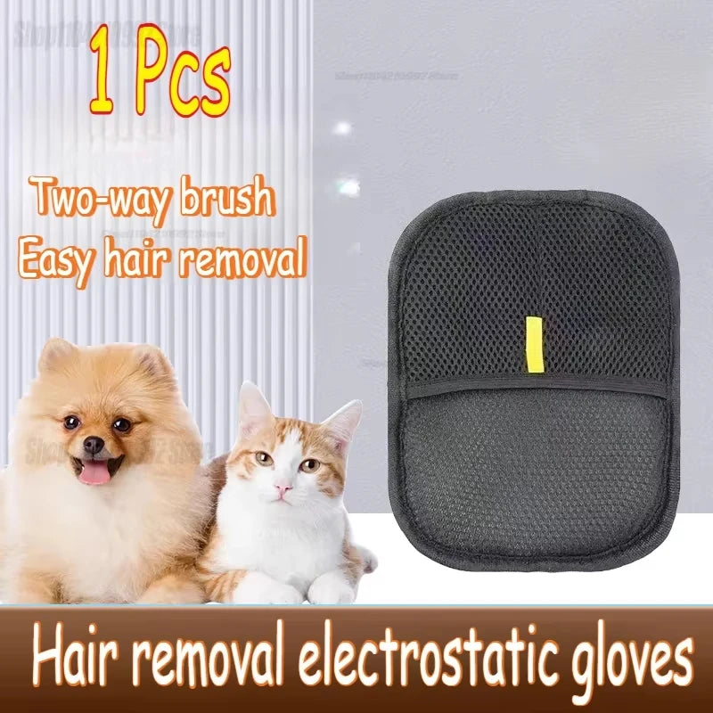 Pet Electrostatic Hair Removal Gloves Cat Brush Adhesive Comb Washing Grooming Tool  Pet Products Grooming Cats  Cat Supplies