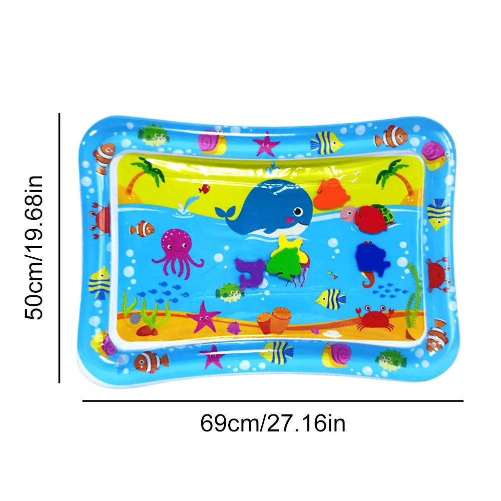 Baby Water Play Mat Inflatable Toys Children's Mat Kids Thicken PVC Playmat Toddler Activity Play Center Water Mat for Babies
