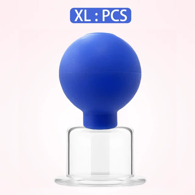 1/4PCS Rubber Massage Body Cups Vacuum Face Cupping Massage Cupping Facial Skin Lifting Body Anti Cellulite