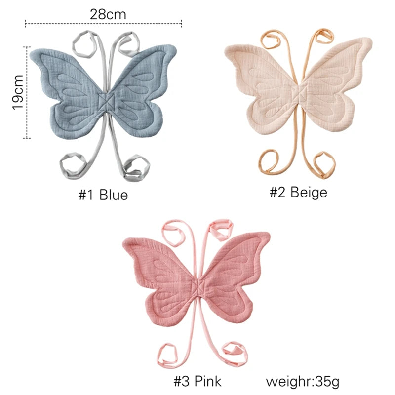 1Pc Infant Cotton Butterfly Back With Wings Photography Props Baby Birthday Party Decoration Accessories For Children Birth Gift