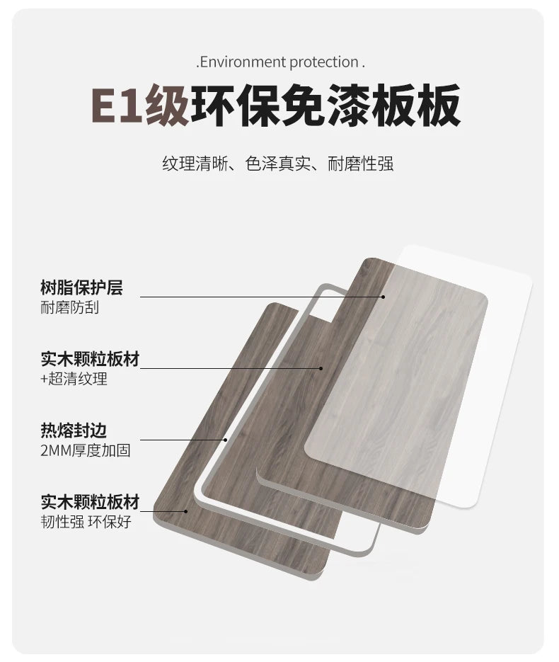 Light Luxury Vintage Office Desk Organizer L Shaped Mid Century Dark Wood Computer Desks Work Art Bureau Meuble Office Furniture