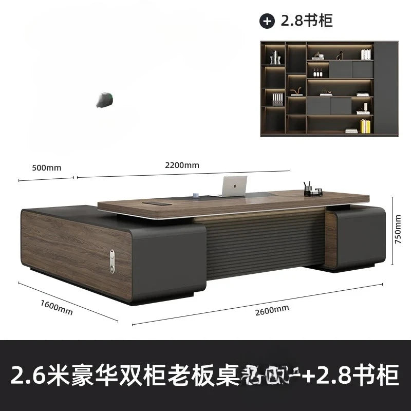 L Shaped Room Desks Computer Commercial Designer Cabinet Table Decoration Chairs Fancy Storage Beistelltisch Furniture