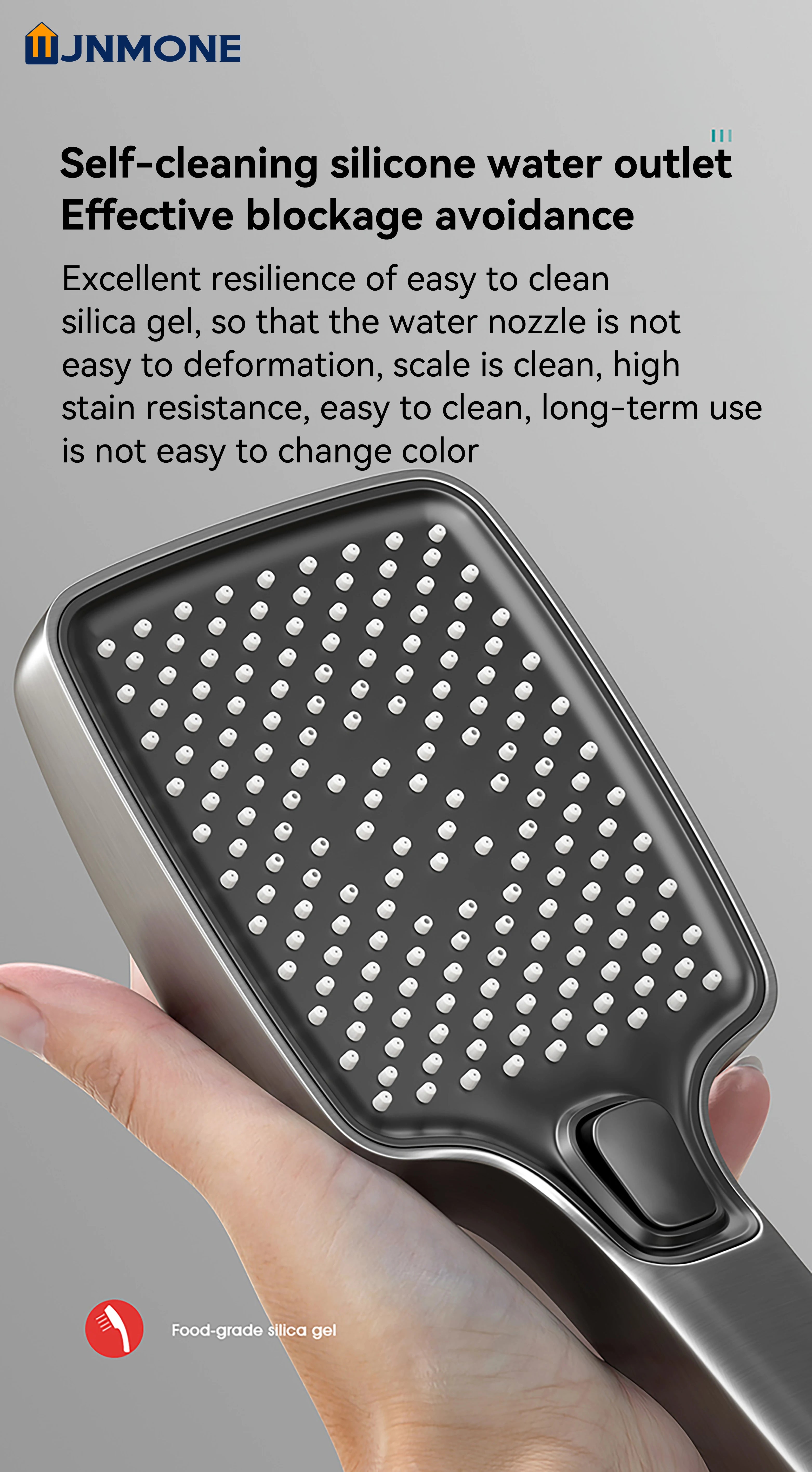 Ambient Light Bathroom Shower Full Set Wall Mount Bathtub Mixer Rain Digital Display Black Shower System Waterfall Shower Faucet