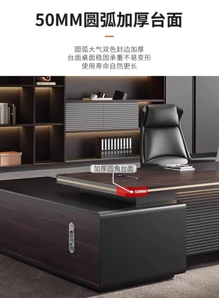 modernOfficedesk desktop table Furniture Standing l shaped gamingdesk computer gamer cabinets executive desk Work Desk Organizer