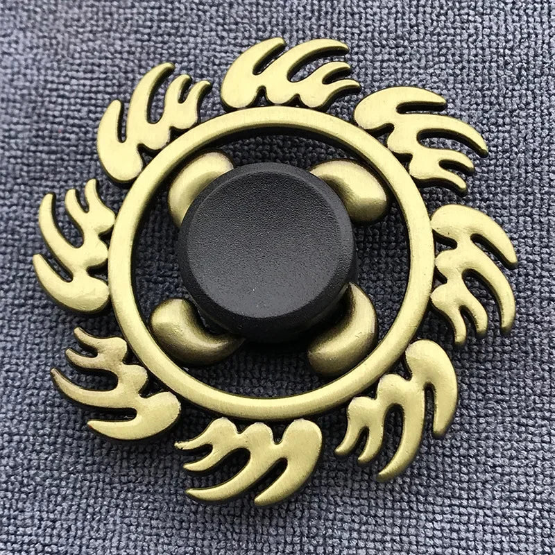 New Bronze Metal Alloy Fidget Spinner R188 Mute Bearing Hand Spinner Fingertip Gyro Stress Relief Toys For Kids Adult