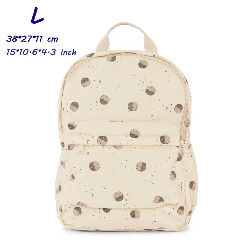 KS Brand Mommy Bag Travel Children Kid Cherry Backpack Primary Schoolbag Baby Waterproof Print Kindergarten Bags Boys Girls Gift