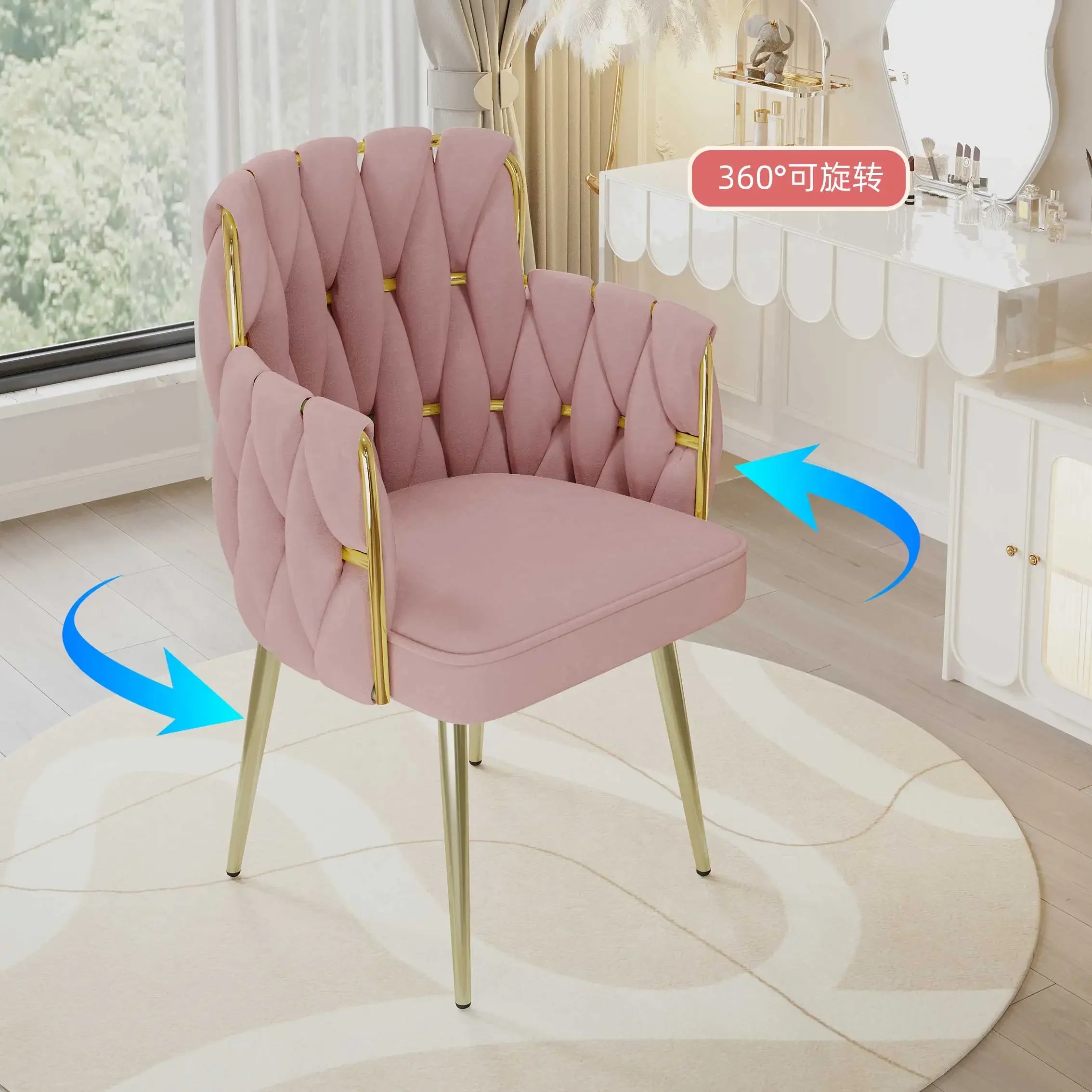 Study Throne Office Chair Vanity Modern Ergonomic Luxury Nordic Office Chair Designer Relaxing Sillas De Oficina Salon Furniture