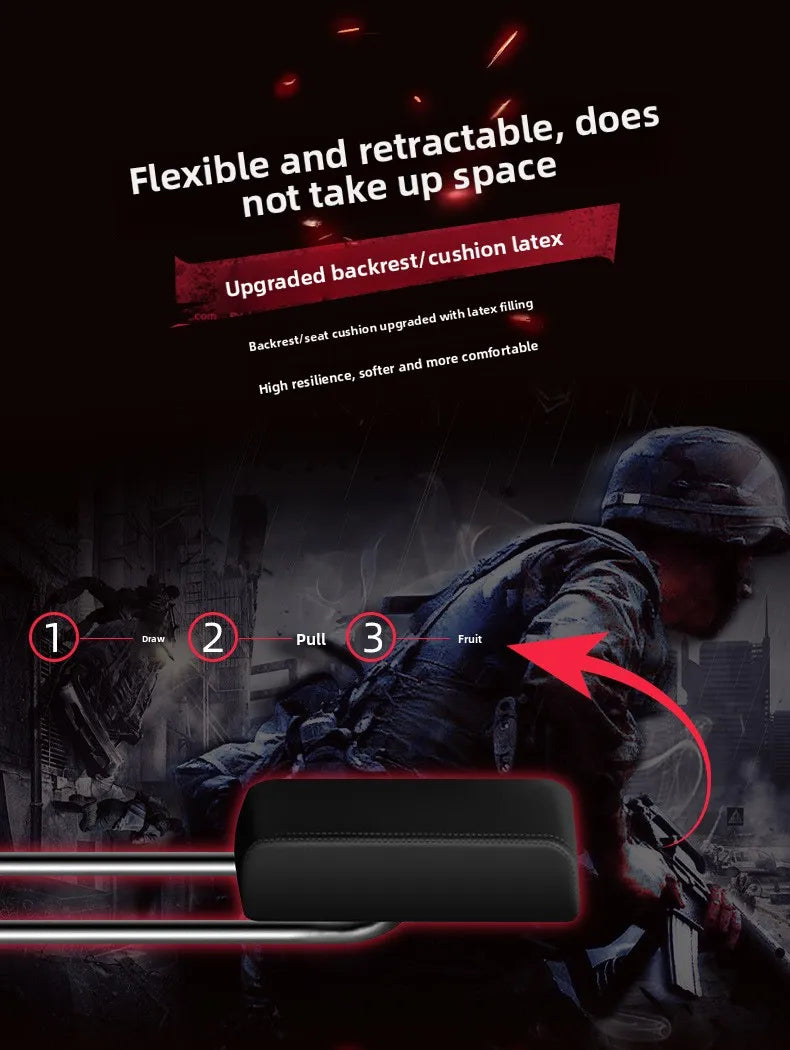 E-sports Chair for Home And Internet Cafe Swivel Computer Chair with Elasticity for Office Live Streaming Cross-border