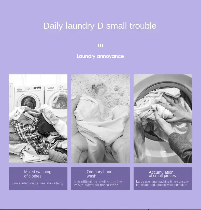 2025 Folding Washing Machine Portable Mini Dehydratable Dormitory Student Socks Underwear Panties Home Appliance Free Shipping
