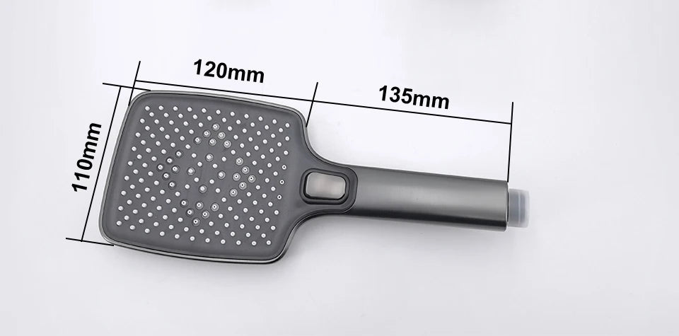 VGX Thermostatic Shower System Intelligent Digital Bathroom Shower Faucet Set Temperature Display Rainlfall Bathroom Shower Set