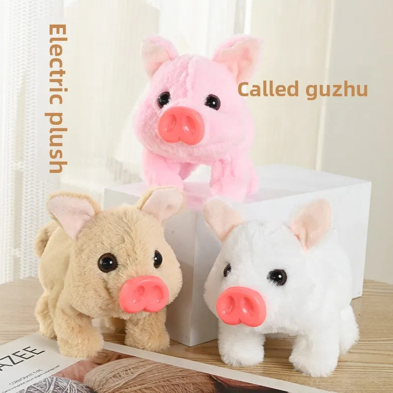 Electric Plush Leash Pig Simulation Called Walking Swing Electronic Pet Play House Doll Children's Toyshuggywuggytańczący kaktus