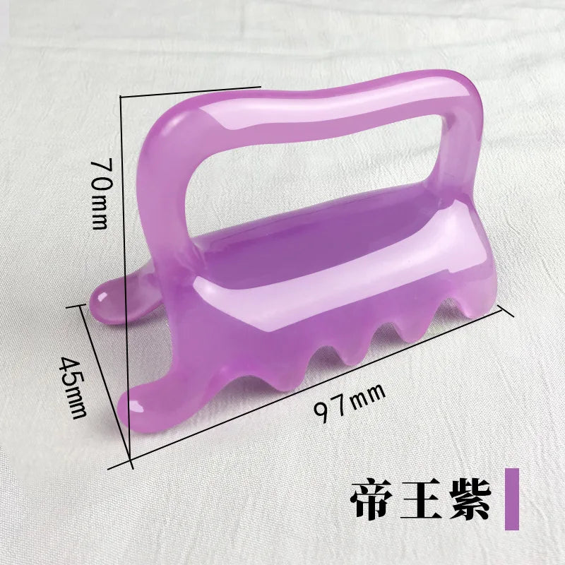 Large Fascia Massage Tool Cellulite Massager Tool for Cellulite Myofascial Release Neck Back Resin Trigger Point Massager