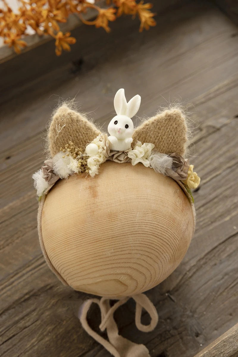 ❤️Newborn Photography Props Accessory Cute Manual Headband Studio Baby Photo Cartoon Ear Headwear Infant Shoot Accessories