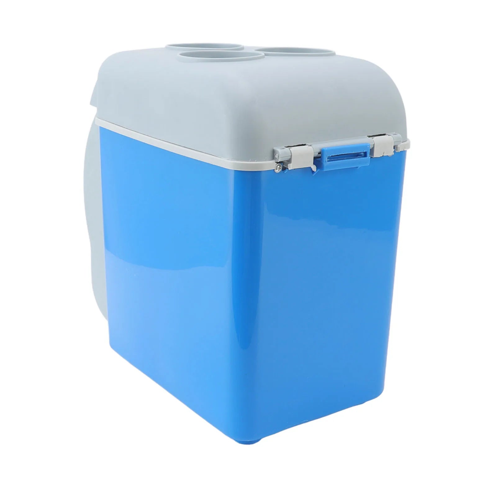 Electric Cooler Car Fridge Flip Top Cover Semiconductor Refrigeration System Low Noise with Shoulder Straps for Car for Camping