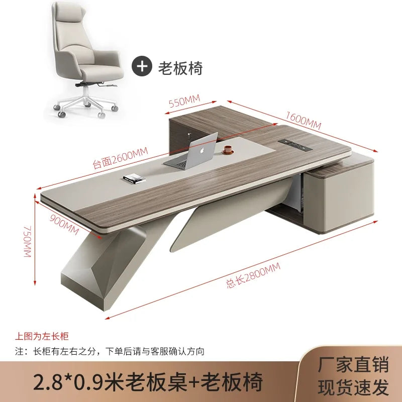 Organizer Designer Office Tablet Asthetic Monitor Executive Office Desk Study Gaming Escritorios De Computadora Furniture