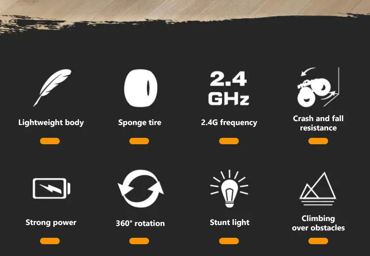 RC Car Stunt Drift Soft Big Sponge Tires Buggy Vehicle Model Radio Controlled Machine Remote Control Toys For Boys Gifts Indoor