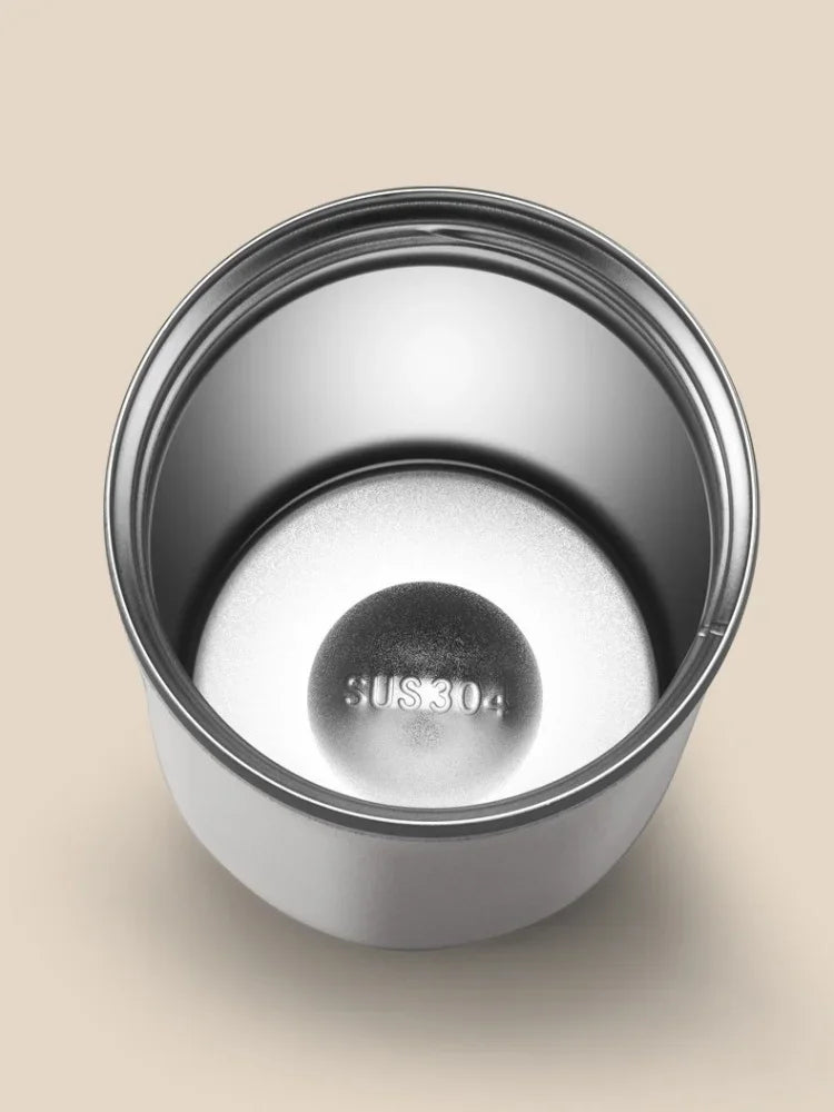 JUSTINLAU Business Thermal Mug Insulated Water Cup Stainless Steel Portable Cold Coffee Cup Gift Cup Leakproof Travle Drinkware