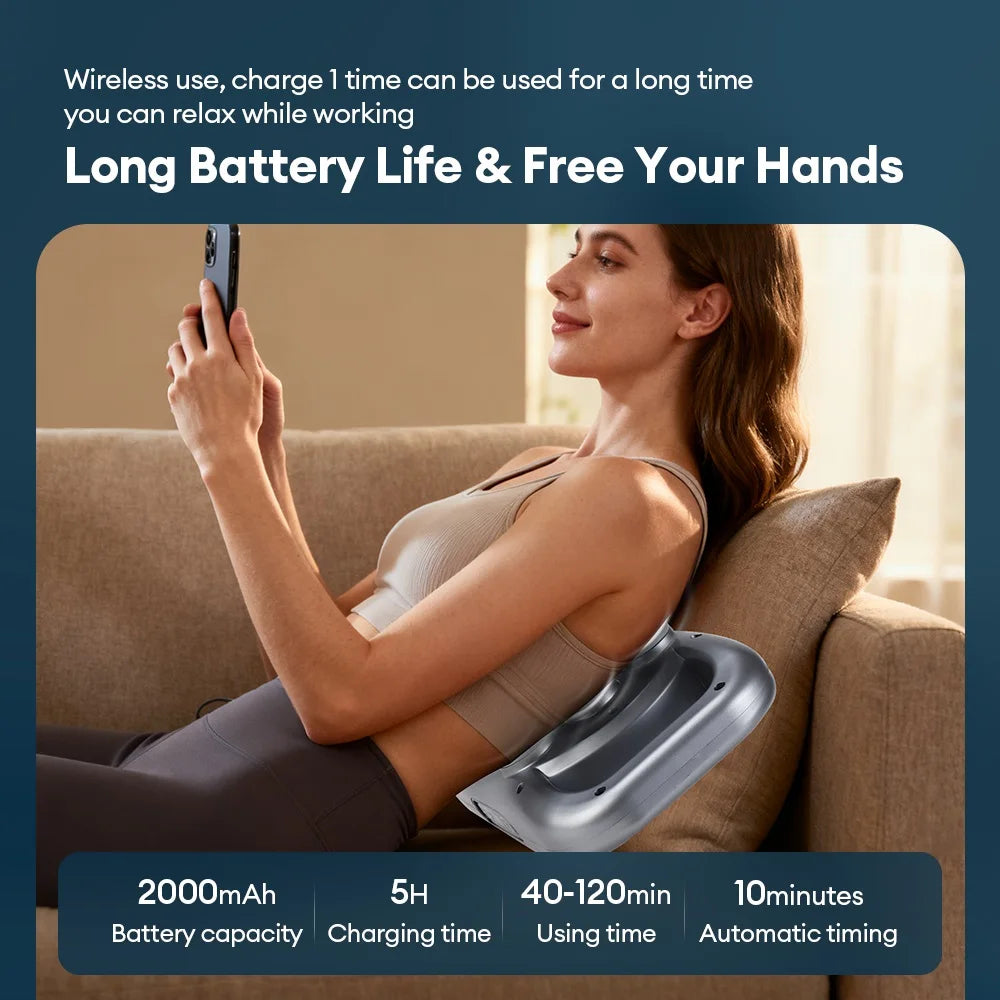 48-Heads Body Massage Gun High-Frequency Vibration Fascia Gun Back Waist Thigh Massager Neck Shoulder Massager Muscle masajeador