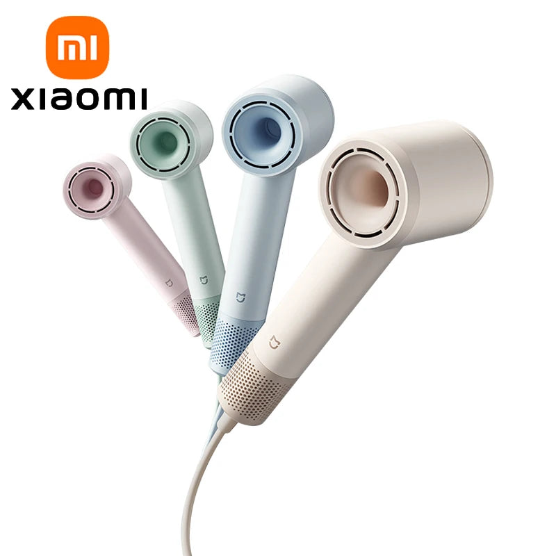 2025 New XIAOMI MIJIA High-Speed Hair Dryer,110000rpm,62m/s Powerful airflow,8 Airflow Mode,347g 4 Color,CN Version With Adapter