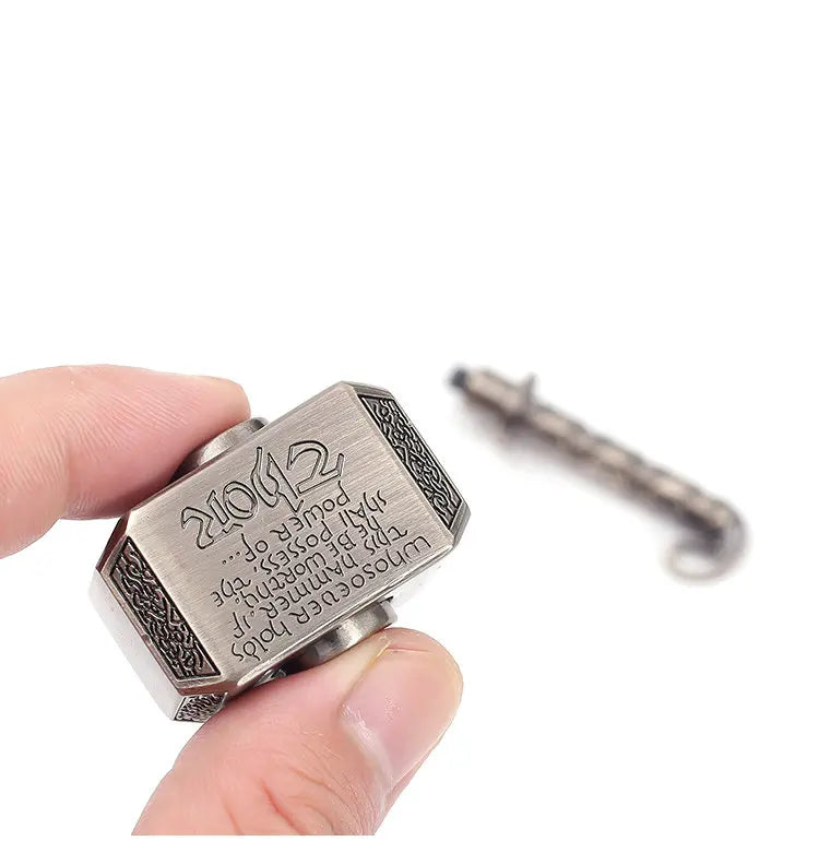 Hammer Metal Fidget Spinners Toy,EDC Desk Antistress Anti Stress Relief Toy For Adults Kids Children Autism ADHD Finger Spinner